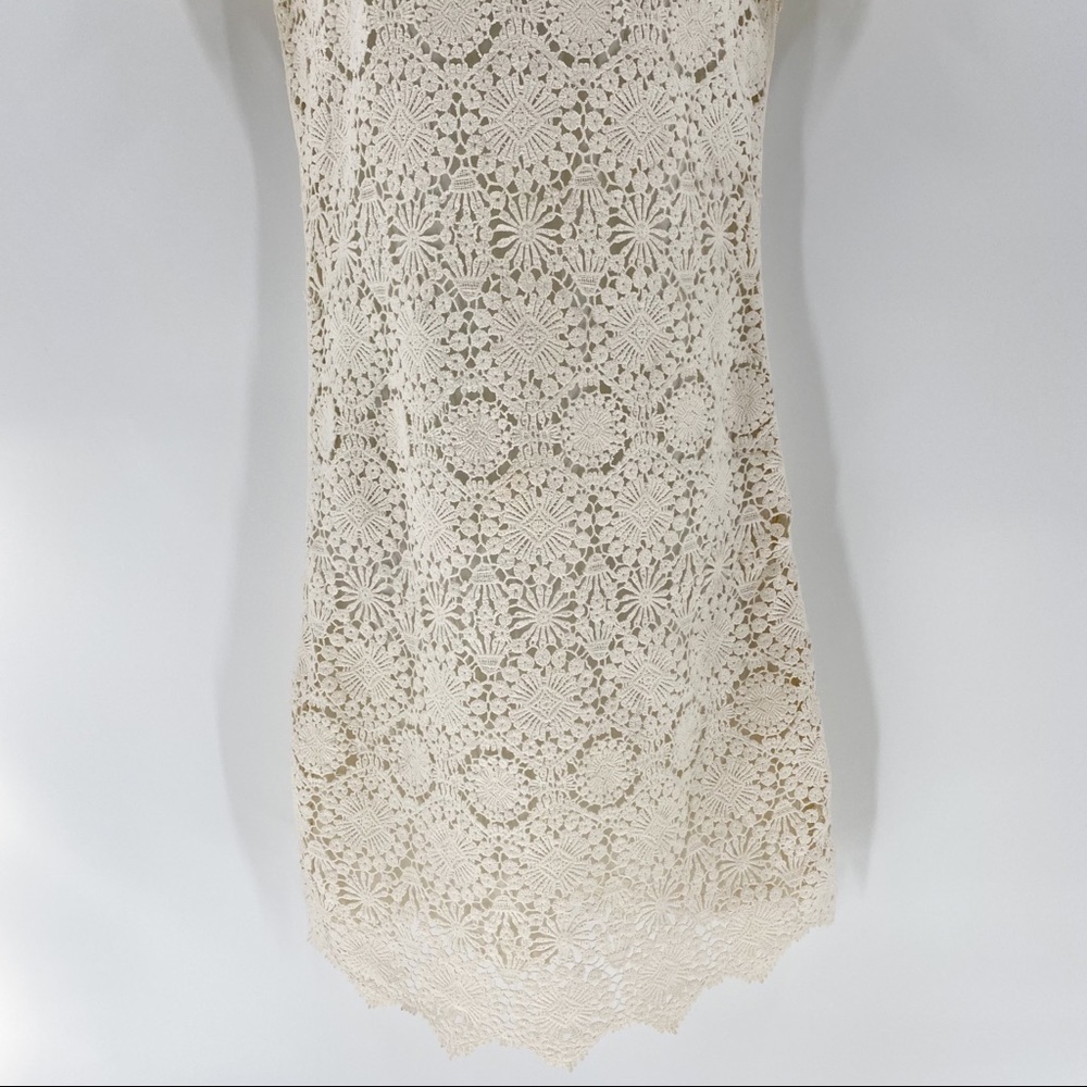 Tory Burch Trixy Ivory Crochet Dress Size XS - Picture 4 of 11